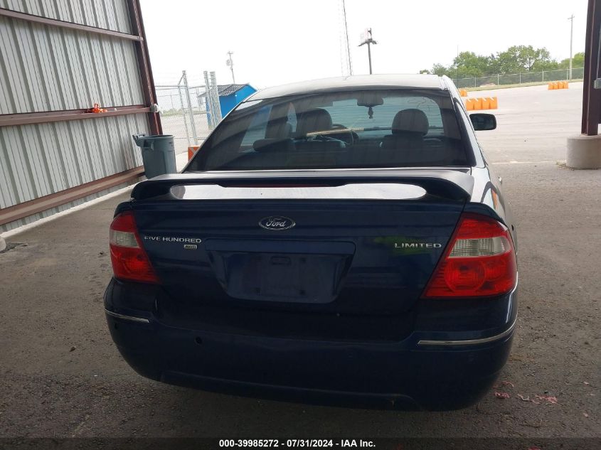 2005 Ford Five Hundred Limited VIN: 1FAFP28115G118688 Lot: 39985272