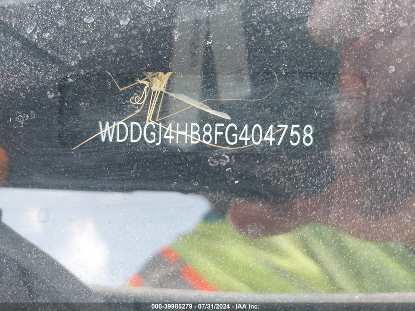 2015 Mercedes-Benz C 250 VIN: WDDGJ4HB8FG404758 Lot: 39985279