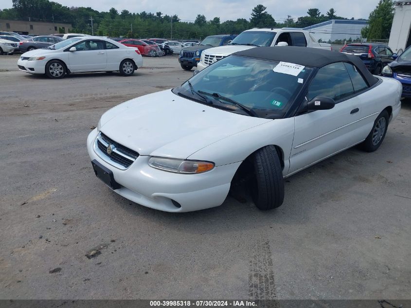 1996 Chrysler Sebring Jx VIN: 3C3EL45H0TT304637 Lot: 39985318