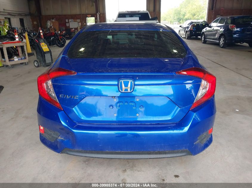 2018 Honda Civic Lx VIN: 19XFC2F50JE006468 Lot: 39985374