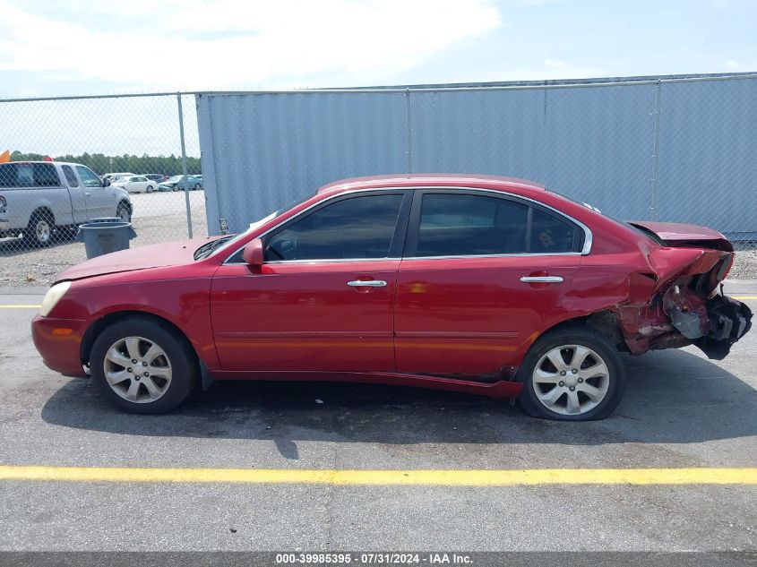 2008 Kia Optima Lx/Ex VIN: KNAGE123185259329 Lot: 39985395