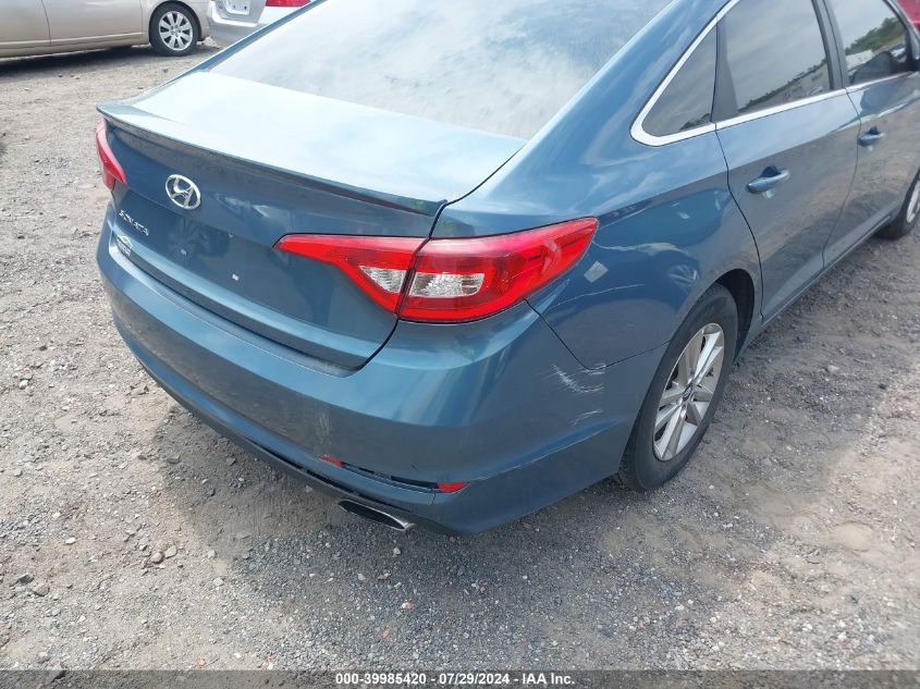 2017 Hyundai Sonata VIN: 5NPE24AFXHH493128 Lot: 39985420