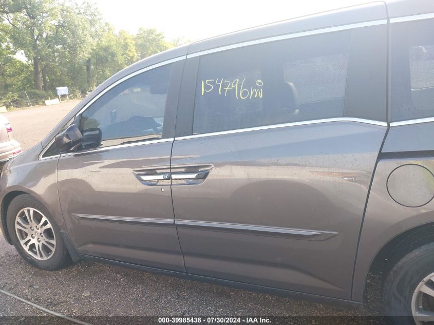 2012 Honda Odyssey Ex-L VIN: 5FNRL5H60CB012451 Lot: 39985438