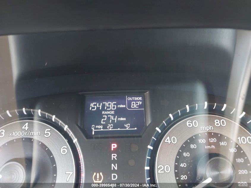 2012 Honda Odyssey Ex-L VIN: 5FNRL5H60CB012451 Lot: 39985438