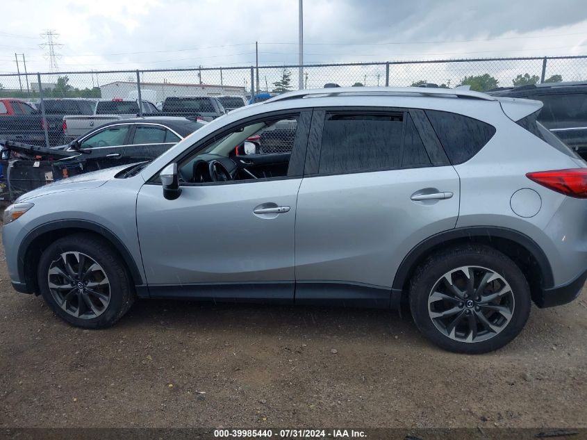 2016 Mazda Cx-5 Grand Touring VIN: JM3KE4DY4G0809472 Lot: 39985440