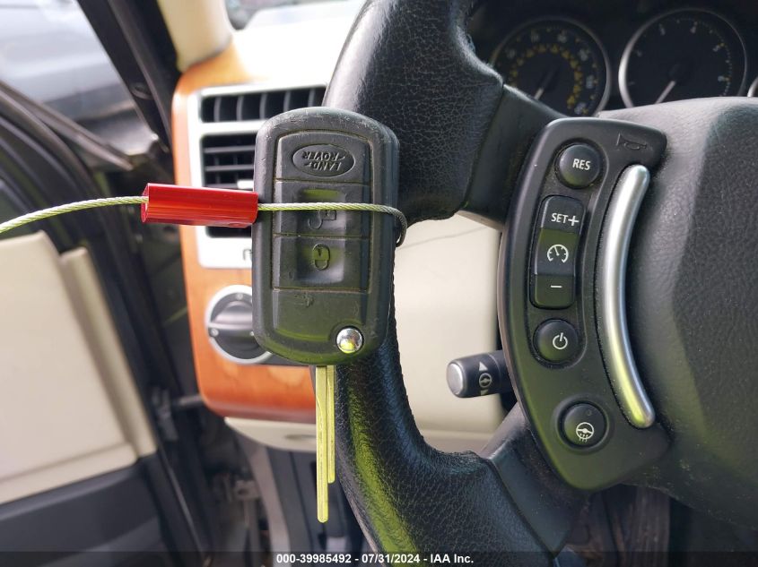 2008 Land Rover Range Rover Hse VIN: SALMF15498A292828 Lot: 39985492