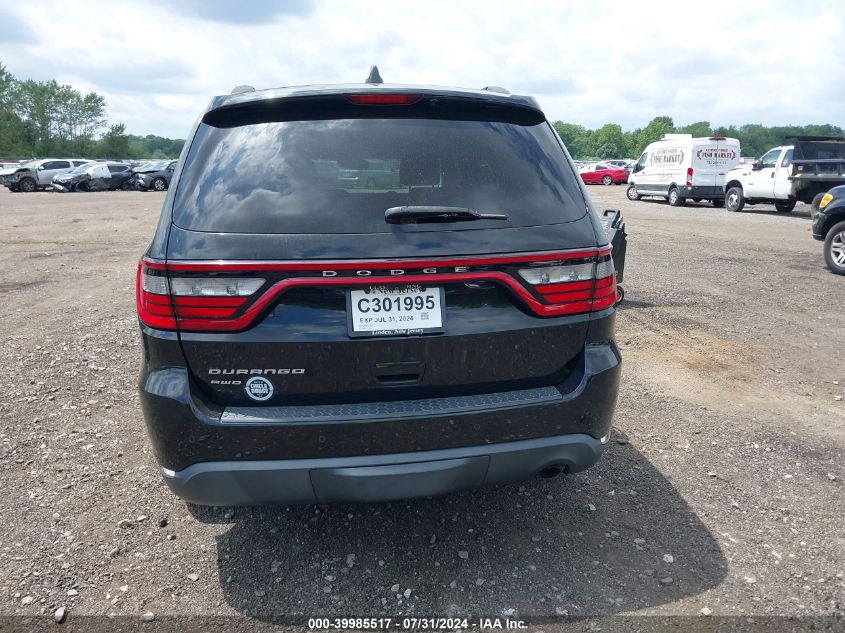 2017 Dodge Durango Sxt Awd VIN: 1C4RDJAG2HC937441 Lot: 39985517