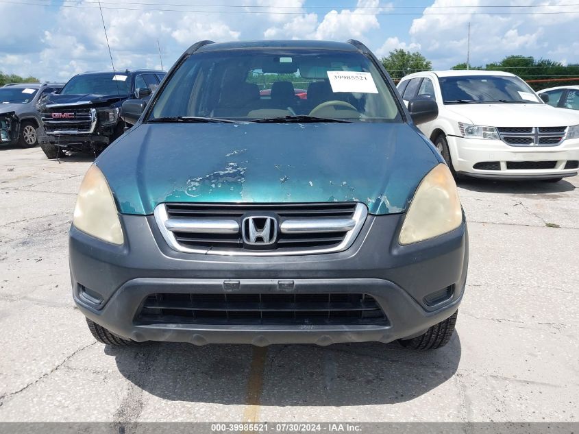 2003 Honda Cr-V Lx VIN: SHSRD68473U107910 Lot: 39985521