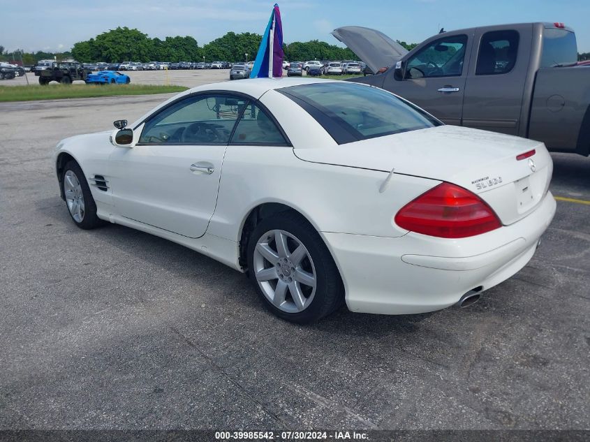 WDBSK75F93F057967 | 2003 MERCEDES-BENZ SL 500