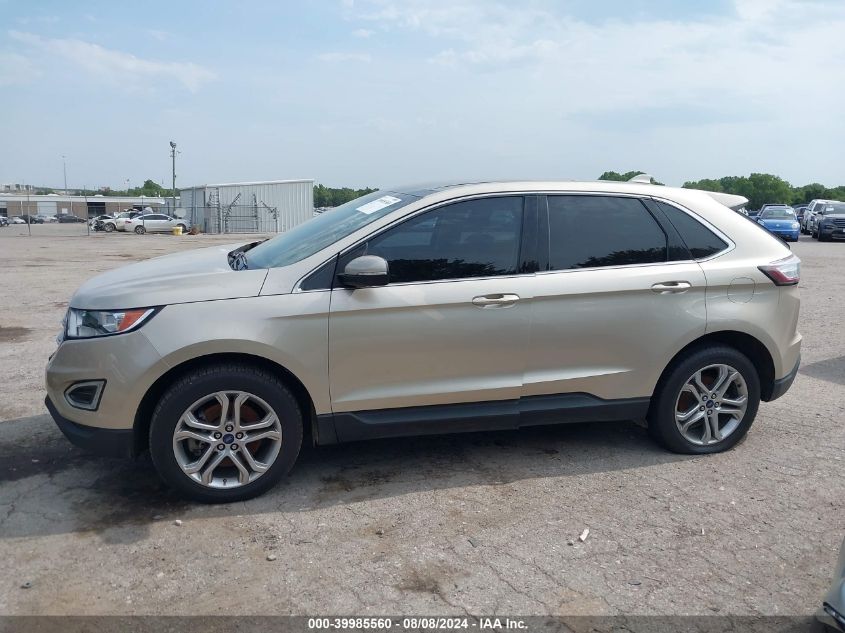 2018 Ford Edge Titanium VIN: 2FMPK4K94JBB07026 Lot: 39985560