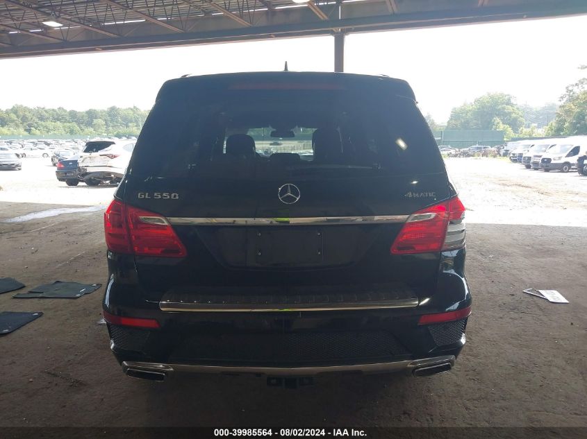 2016 Mercedes-Benz Gl 550 4Matic VIN: 4JGDF7DE7GA641581 Lot: 39985564