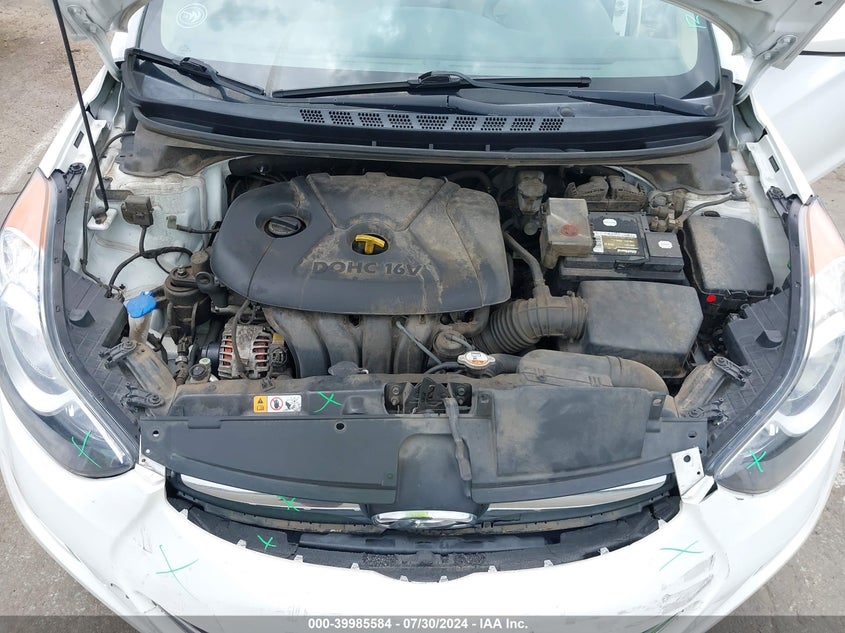 2013 Hyundai Elantra Gls VIN: 5NPDH4AE8DH430248 Lot: 39985584