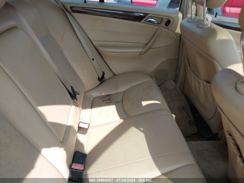 2003 Mercedes-Benz C 240 VIN: WDBRF61J23F300770 Lot: 39985587