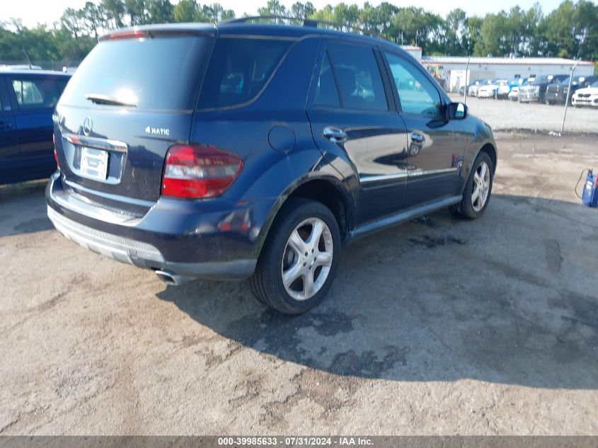 4JGBB86E58A389367 | 2008 MERCEDES-BENZ ML 350