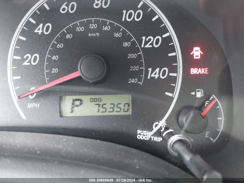 2009 Toyota Corolla Le VIN: 2T1BU40E99C032710 Lot: 39985649