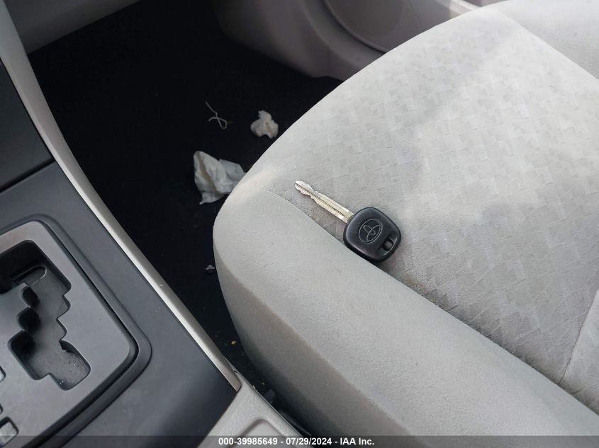 2009 Toyota Corolla Le VIN: 2T1BU40E99C032710 Lot: 39985649