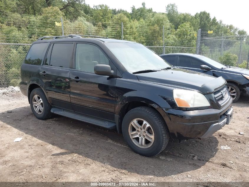 2005 Honda Pilot Ex-L VIN: 2HKYF18685H515435 Lot: 39985673