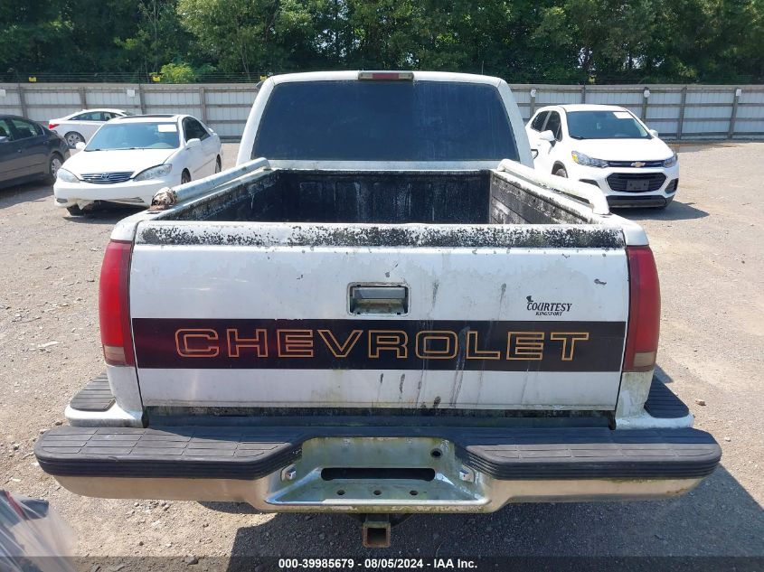 1996 Chevrolet Gmt-400 K1500 VIN: 2GCEK19R7T1257608 Lot: 39985679