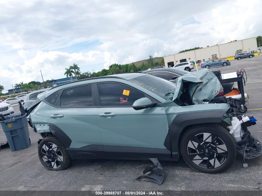 2024 Hyundai Kona Sel VIN: KM8HB3AB9RU093326 Lot: 39985707