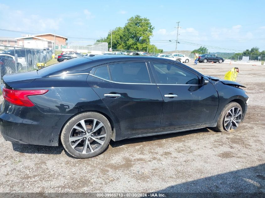 2018 Nissan Maxima 3.5S/Sv/Sl/Sr/Plat VIN: 1N4AA6AP4JC392695 Lot: 39985713