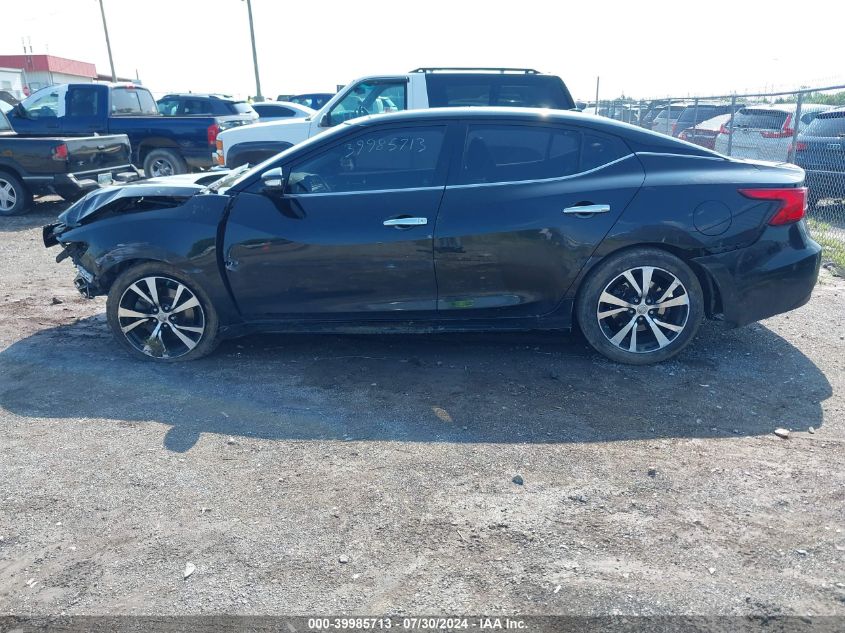 2018 Nissan Maxima 3.5S/Sv/Sl/Sr/Plat VIN: 1N4AA6AP4JC392695 Lot: 39985713