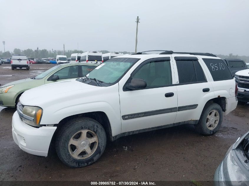 2004 Chevrolet Trailblazer Ls VIN: 1GNDT13S142118510 Lot: 39985752