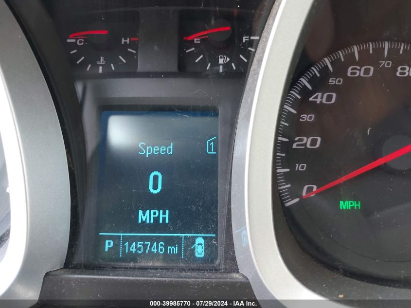 2012 Chevrolet Equinox 1Lt VIN: 2GNFLEEK7C6312988 Lot: 39985770