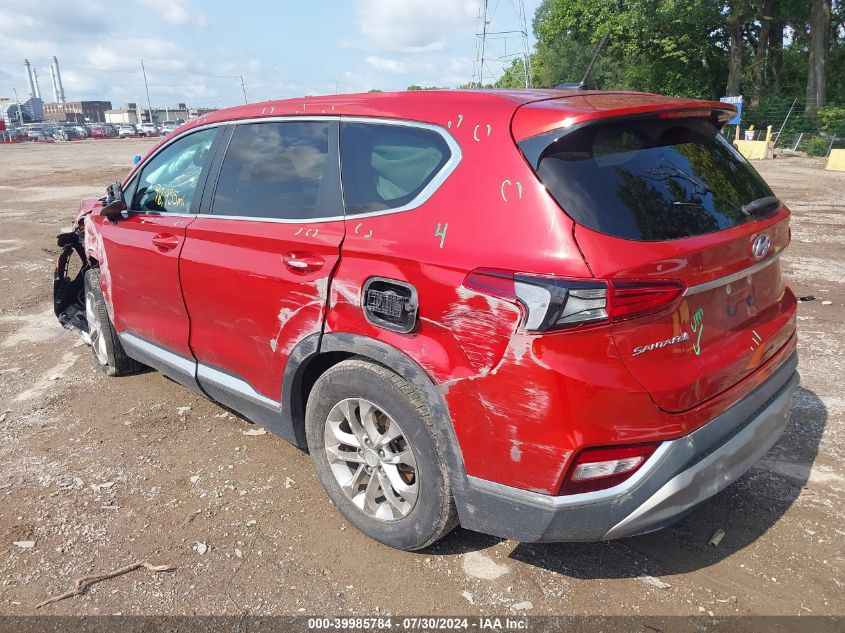 2020 Hyundai Santa Fe Se VIN: 5NMS23AD9LH255868 Lot: 39985784