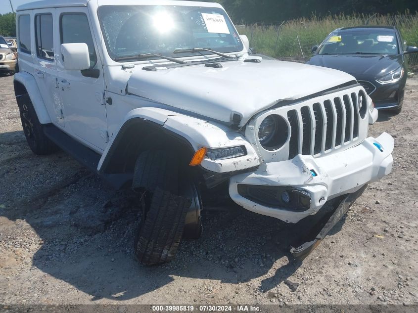 2021 Jeep Wrangler 4Xe Unlimited High Altitude 4X4 VIN: 1C4JJXP67MW789335 Lot: 39985819