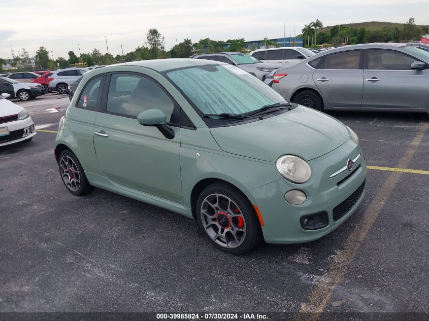 2012 Fiat 500 Sport VIN: 3C3CFFBR9CT131370 Lot: 39985824