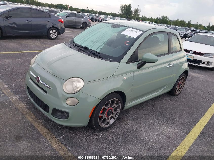 2012 Fiat 500 Sport VIN: 3C3CFFBR9CT131370 Lot: 39985824