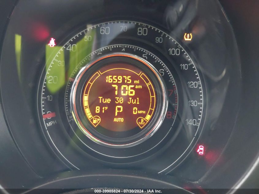 2012 Fiat 500 Sport VIN: 3C3CFFBR9CT131370 Lot: 39985824