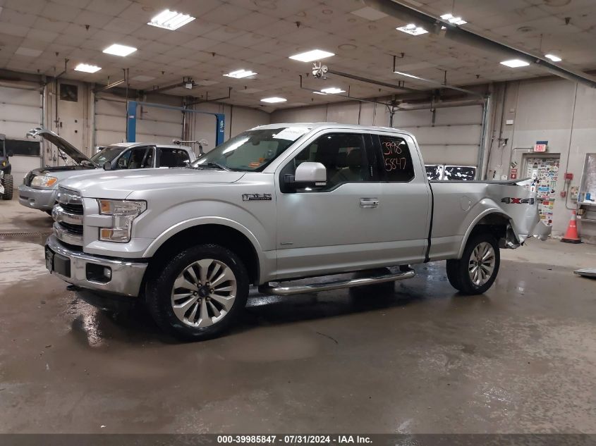 2016 Ford F-150 Lariat VIN: 1FTEX1EP6GFC53179 Lot: 39985847