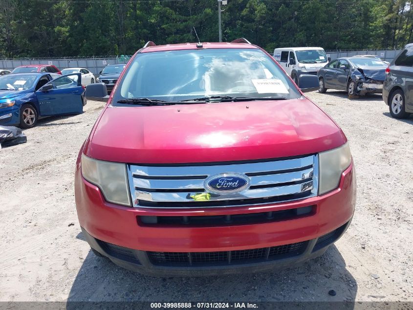 2007 Ford Edge Se VIN: 2FMDK46CX7BA69142 Lot: 39985888