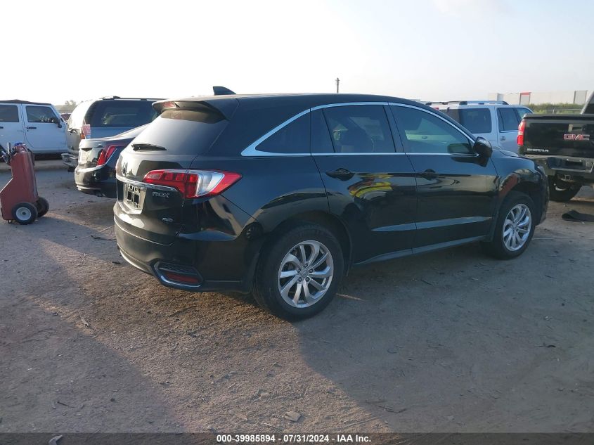 2016 Acura Rdx Technology VIN: 5J8TB4H54GL023676 Lot: 39985894