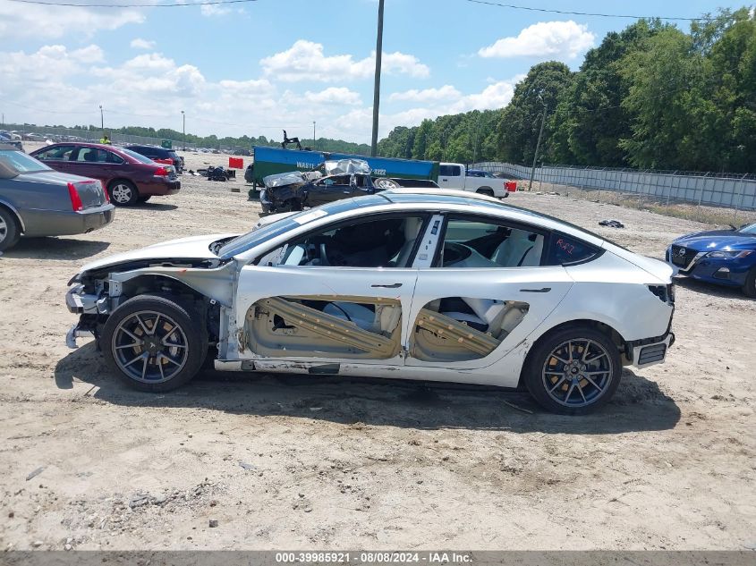 2021 Tesla Model 3 Standard Range Plus Rear-Wheel Drive VIN: 5YJ3E1EA4MF989613 Lot: 39985921