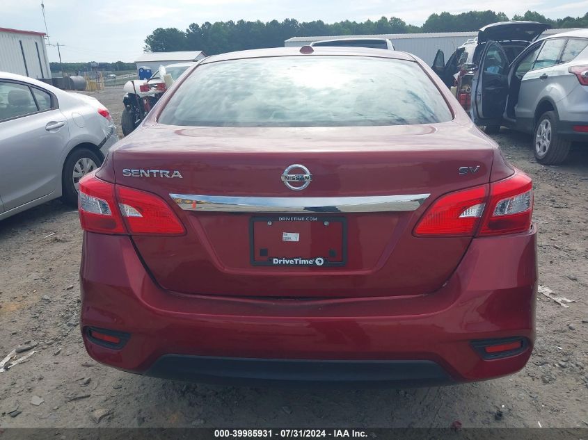 2019 Nissan Sentra Sv VIN: 3N1AB7AP3KY395337 Lot: 39985931