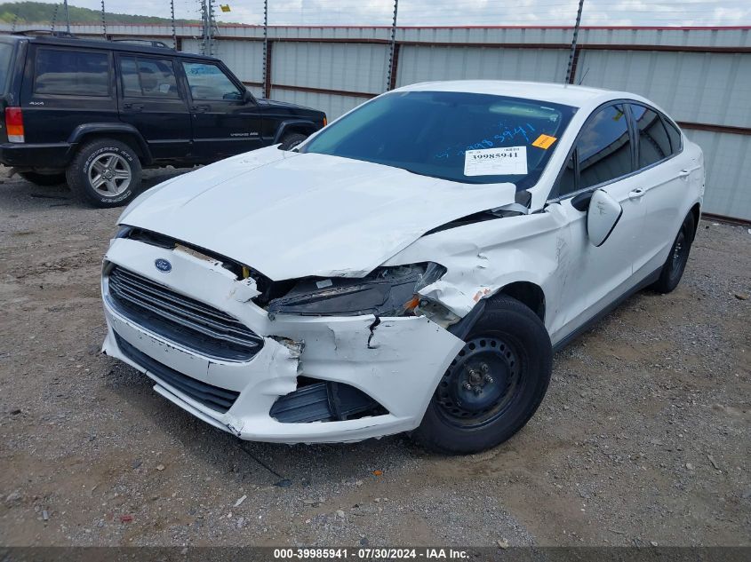 2013 FORD FUSION S - 3FA6P0G72DR297146