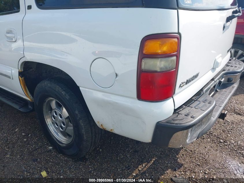 2001 Chevrolet Tahoe K1500 VIN: 1GNEK13T11R147444 Lot: 39985965