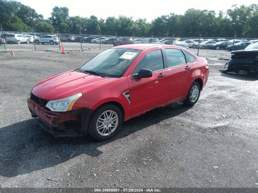 2008 Ford Focus Se/Ses VIN: 1FAHP35N98W120575 Lot: 39985981