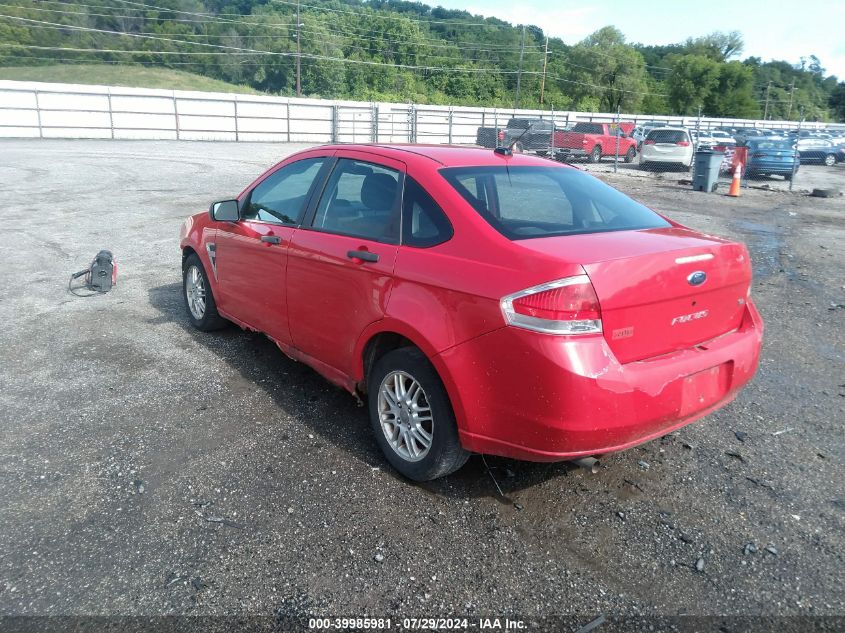 2008 Ford Focus Se/Ses VIN: 1FAHP35N98W120575 Lot: 39985981