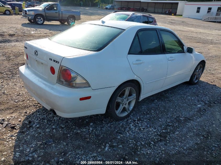 JTHBD182210025135 | 2001 LEXUS IS 300