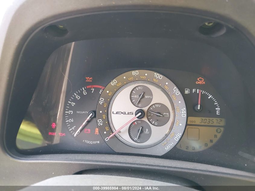 2001 Lexus Is 300 VIN: JTHBD182210025135 Lot: 39985984