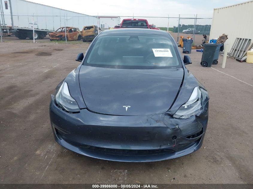 2022 Tesla Model 3 Rear-Wheel Drive VIN: 5YJ3E1EA1NF340532 Lot: 39986000