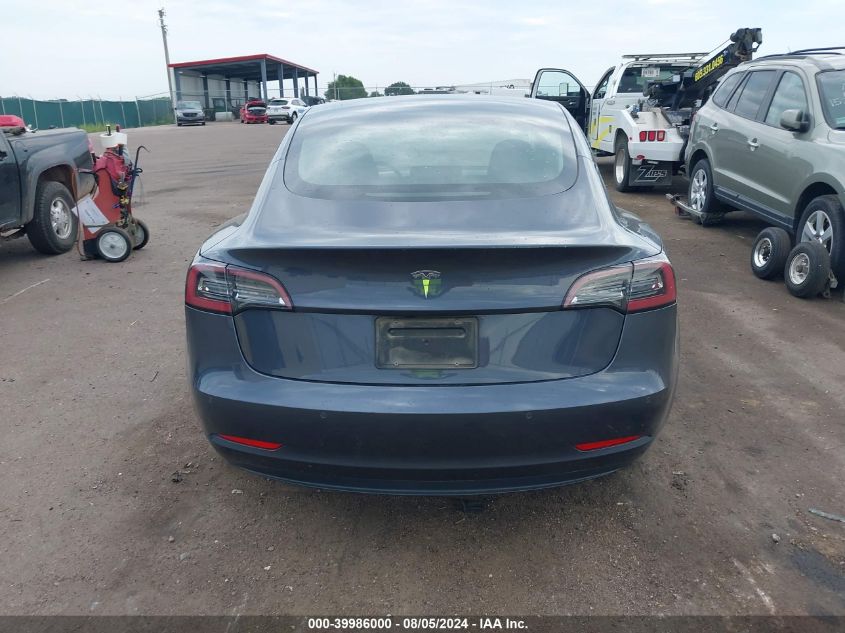 2022 Tesla Model 3 Rear-Wheel Drive VIN: 5YJ3E1EA1NF340532 Lot: 39986000