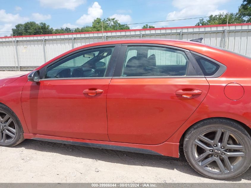 2021 Kia Forte Gt-Line VIN: 3KPF34AD3ME386324 Lot: 39986044