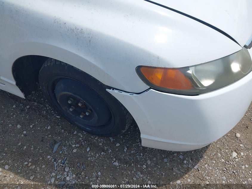 2007 Honda Civic Lx VIN: 1HGFA16557L121343 Lot: 39986081