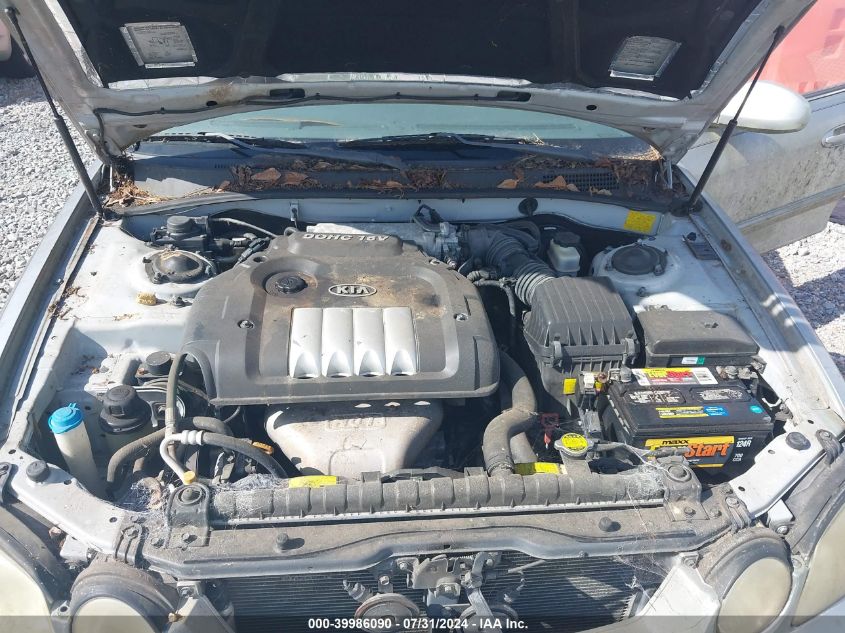 2004 Kia Optima Ex/Lx VIN: KNAGD126745348944 Lot: 39986090