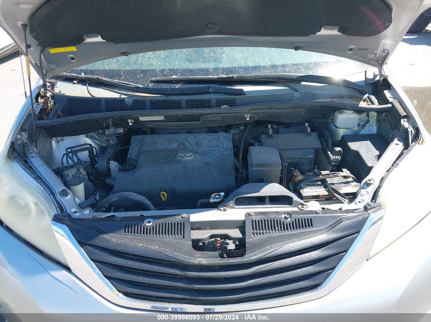 2012 Toyota Sienna Le V6 8 Passenger VIN: 5TDKK3DC0CS207708 Lot: 39986093