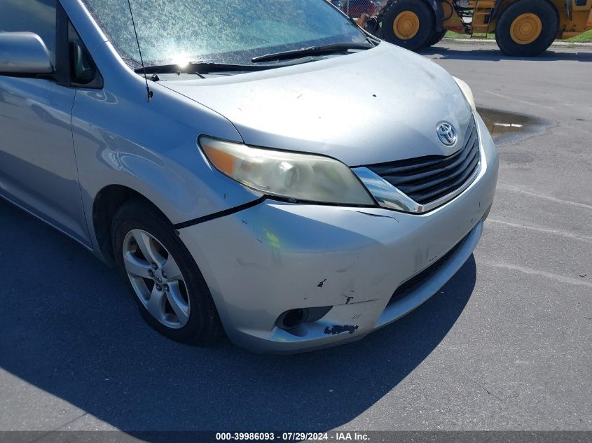 2012 Toyota Sienna Le V6 8 Passenger VIN: 5TDKK3DC0CS207708 Lot: 39986093